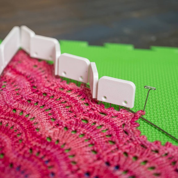 KnitPro Lace Blocking Mats - Set 9 placi pentru blocare, 30 x 30 cm