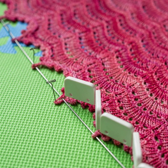 KnitPro Lace Blocking Mats - Set 9 placi pentru blocare, 30 x 30 cm