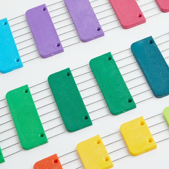 KnitPro Rainbow Knit Blockers - Set 20 blocatori pentru tricotaje